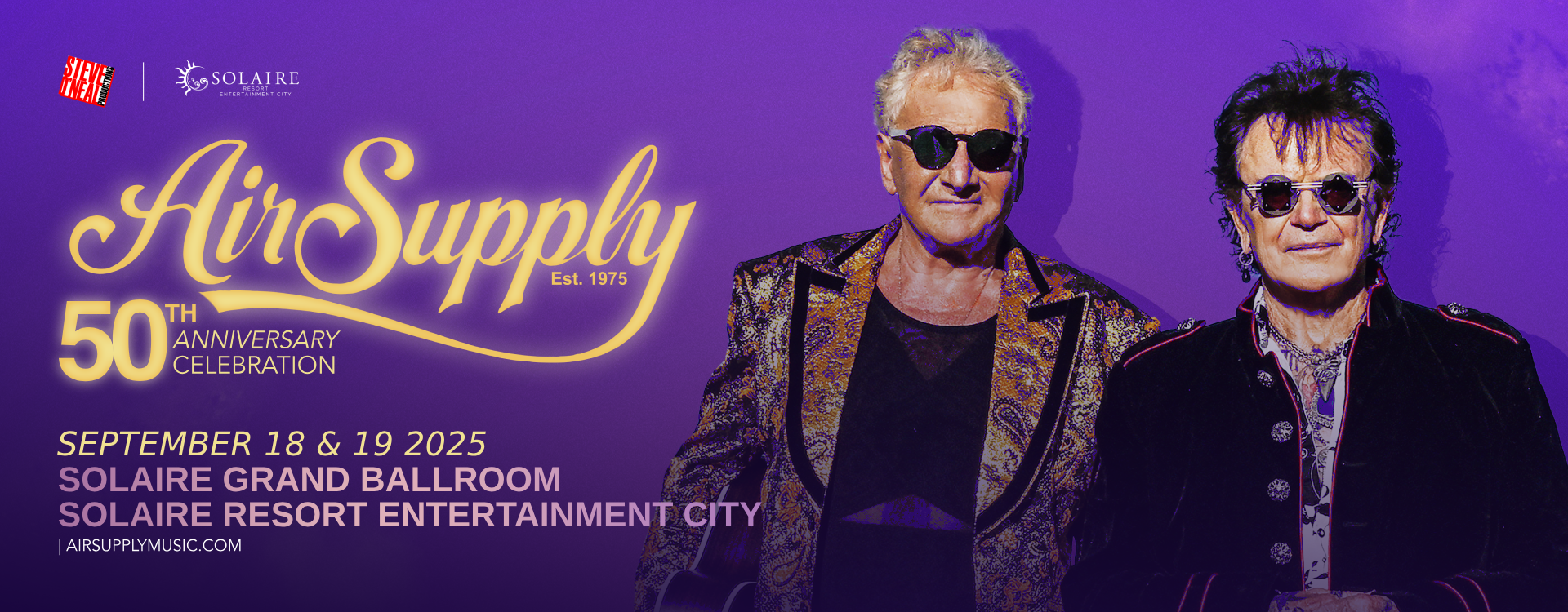 Air Supply 50th Anniversary Celebration